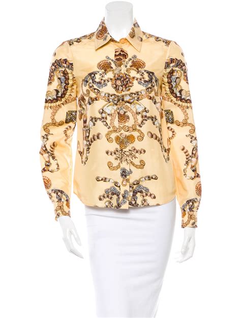 gucci silk blouse and skirt set|Women's Gucci Designer Blouses .